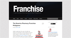 Desktop Screenshot of franchisephilippines.org