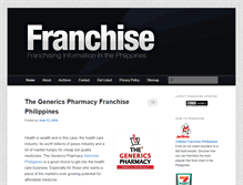 Tablet Screenshot of franchisephilippines.org